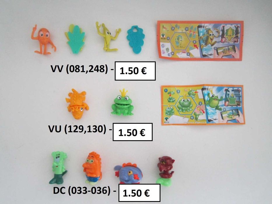 Киндер играчки 3