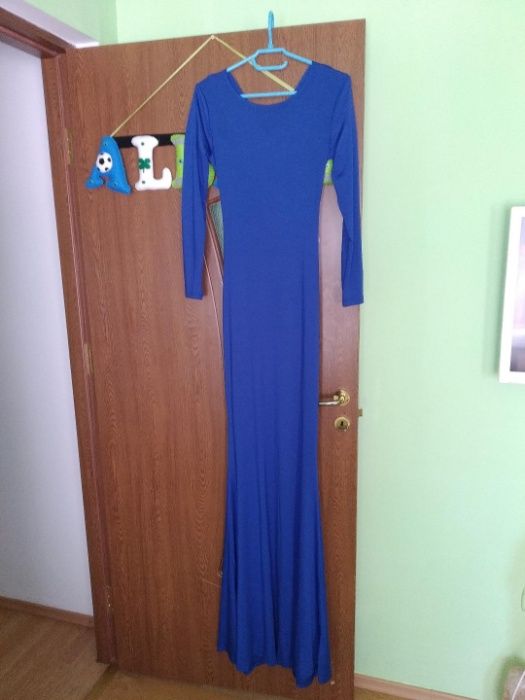 Rochita lunga albastra S/M noua