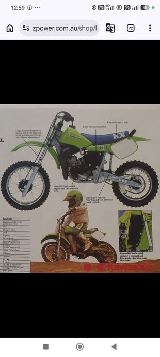 Vand Kawasaki KX60