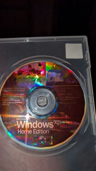 CD OEM Windows XP Home Edition original - folosit