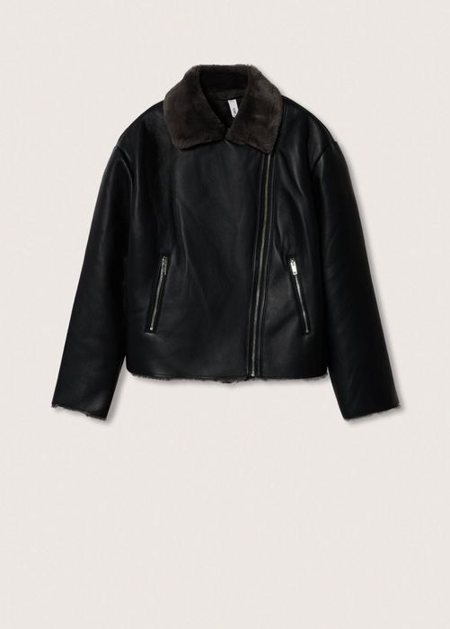 Яке Mango с топла подплата