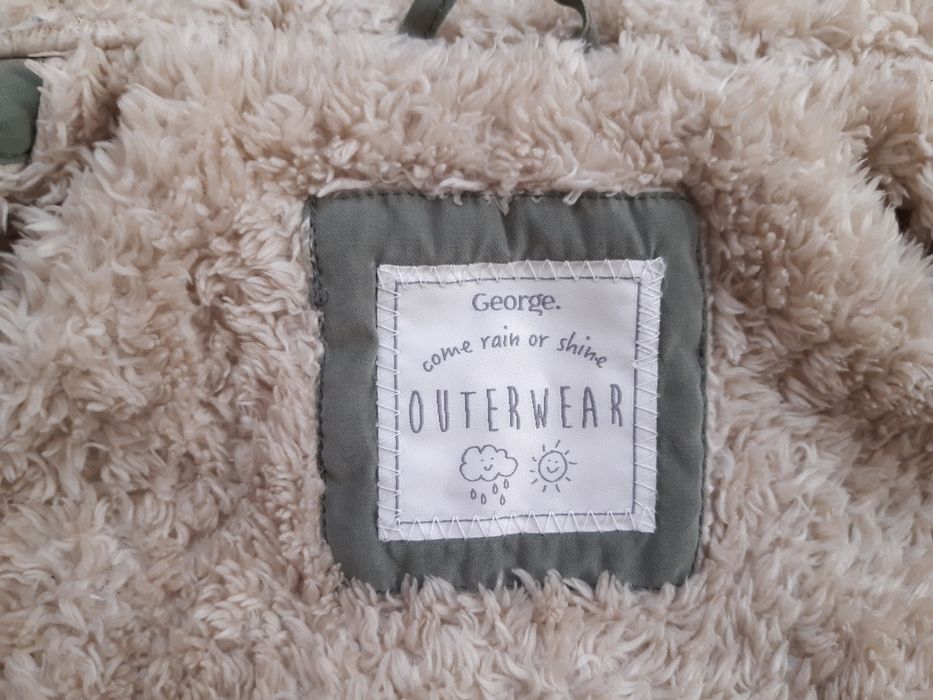 Зимна парка George и ватирани дънки, размер 9-12 м