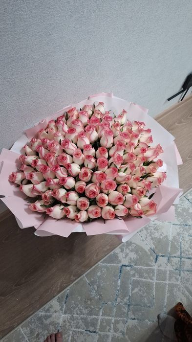 Голландская роза 101шт