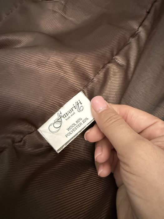 Пальто шерстяное б/у производство Россия 56 размер