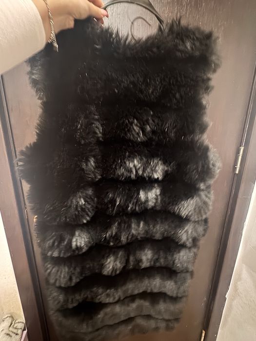 Дълга грейка от изкуствен пух