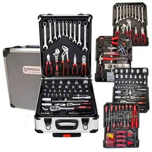 Немски куфар с инструменти 499 части StahlMayer
