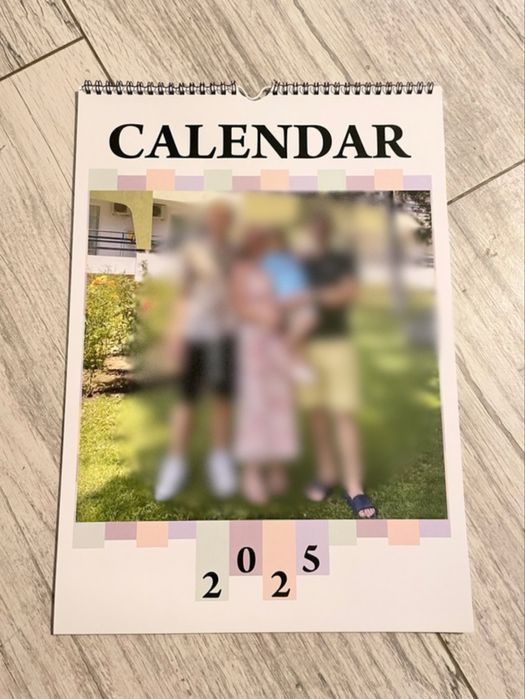 Calendare personalizate cu poze 12 luni