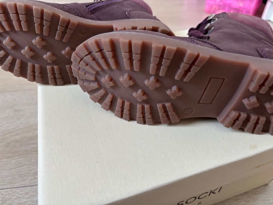 Кожени боти за момиче