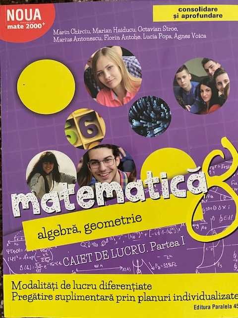 Diverse culegeri matematica romana clasele 7-8