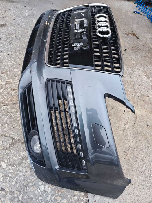 Предна S-line Броня Фейслифт Audi Q7 4L с диодни халогени