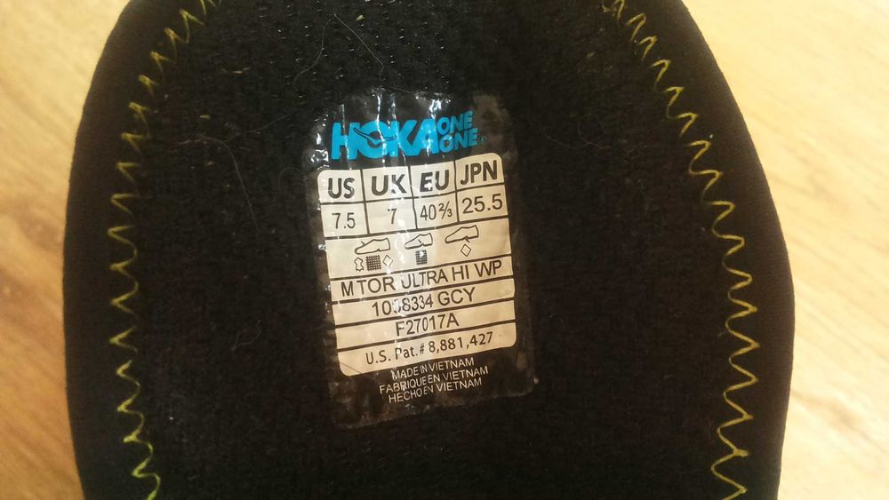 HOKA ONE ONE Tor Ultra HI WP Leather Hiking Boots размер EUR 40 2/3 обувки водонепромокаеми - 2403