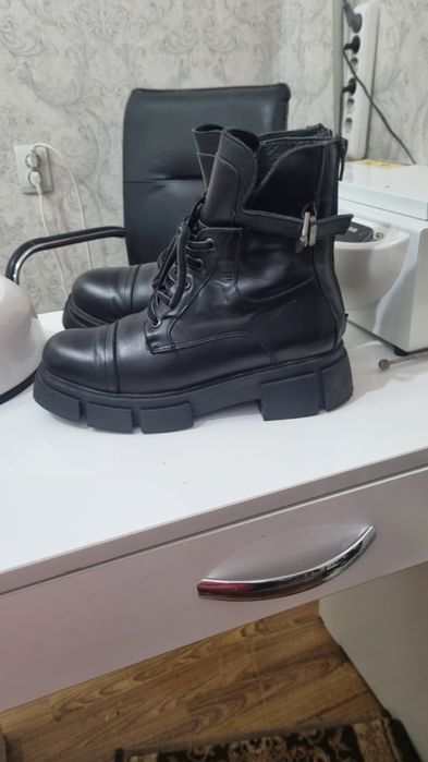 Продам ботинки Турция кожаные!