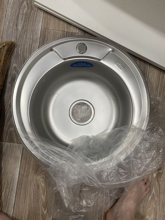 Мойка круглая GAMA G49 49х49х18 см