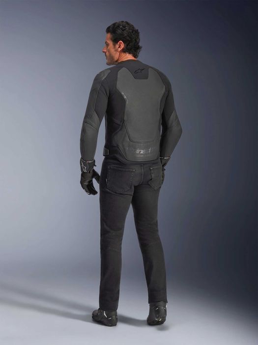 Кожено яке Alpinestars GP Force V2 Black/Black