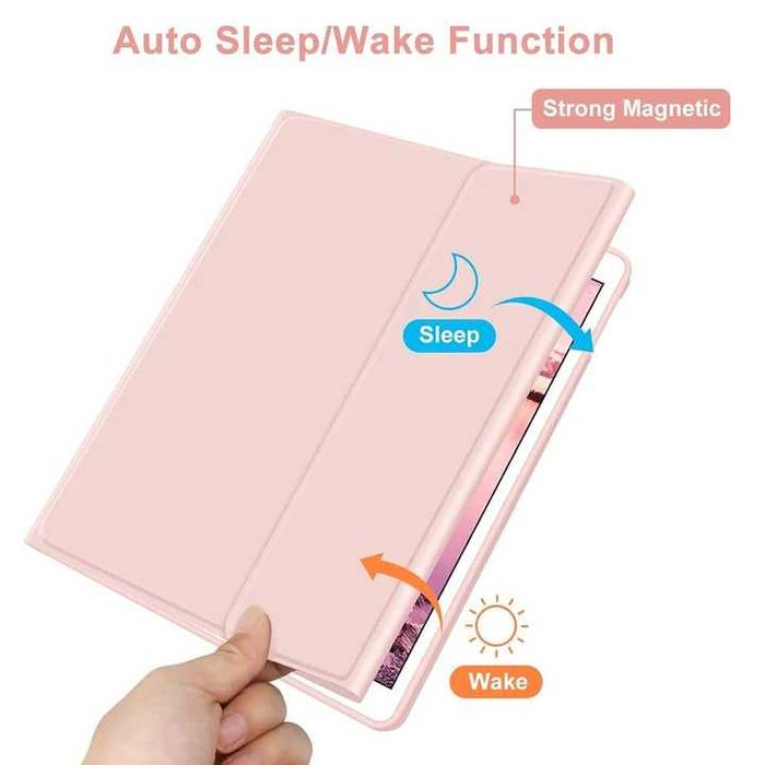 Калъф с клавиатура, Apple Pencil и мишка за iPad