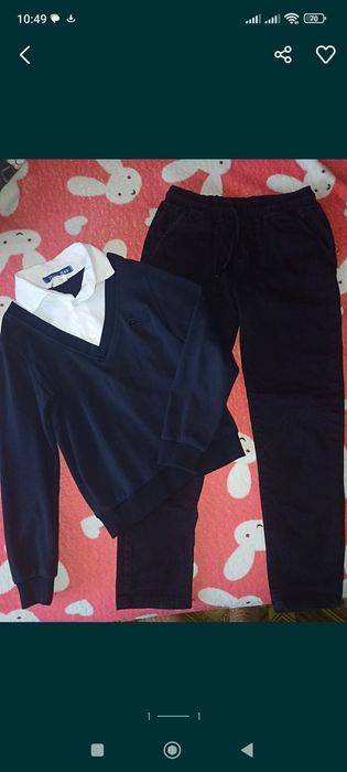 Кофта обманка, штаны 7-8 л