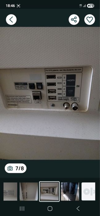 Vand televizor led Smart TV LG Display defect