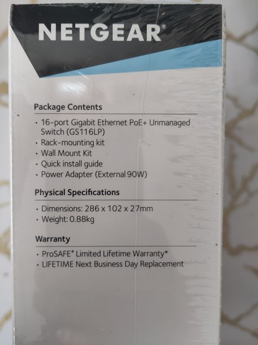 Switch Netgear GS116LP, 16 porturi poe
 237 din 2820