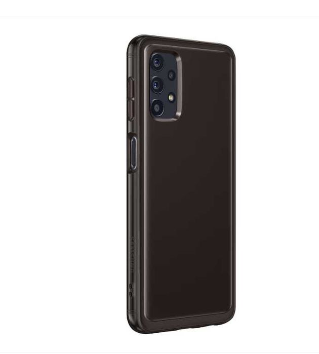Husa de protectie telefon mobil Samsung Soft Clear Cover pentru Galaxy A32 (5G), Black