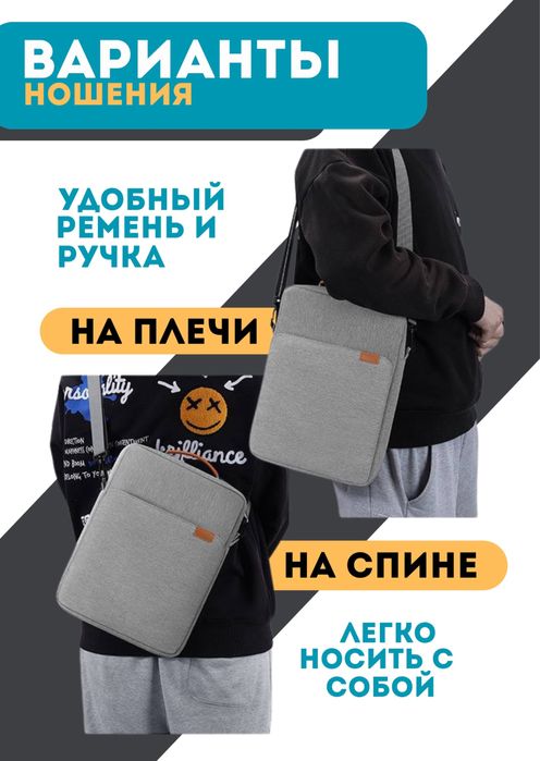 Сумка на плечо для планшета.12.2дюйм