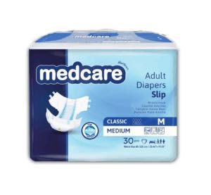 памперсы для взрослых medcare, размер-М, 4 штуки
