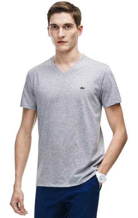 Lacoste PIMA COTTON мъжка сива тениска размер XS