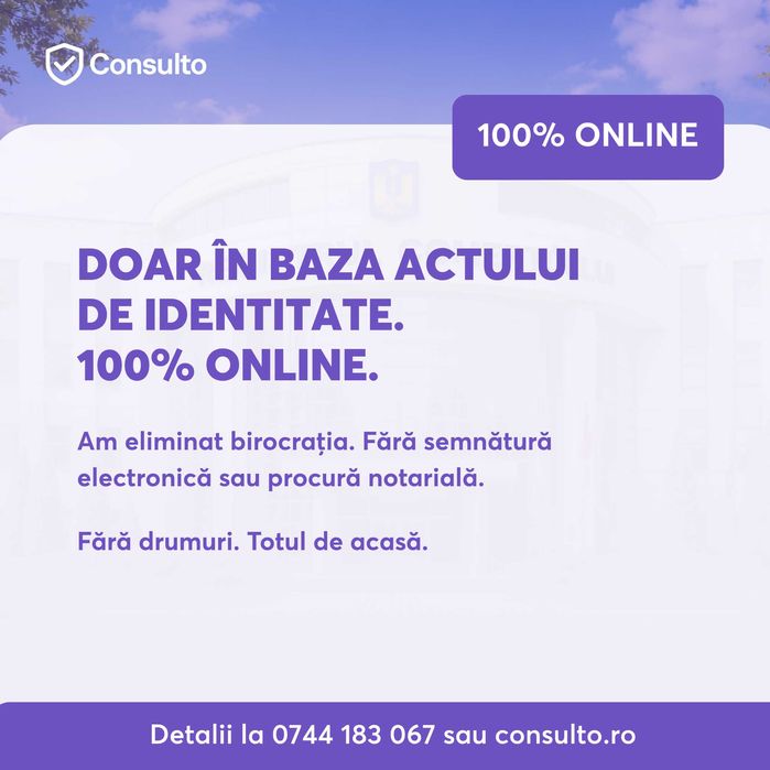 Infiintare, modificare si gazduire sediu firme SRL / PFA - Botosani