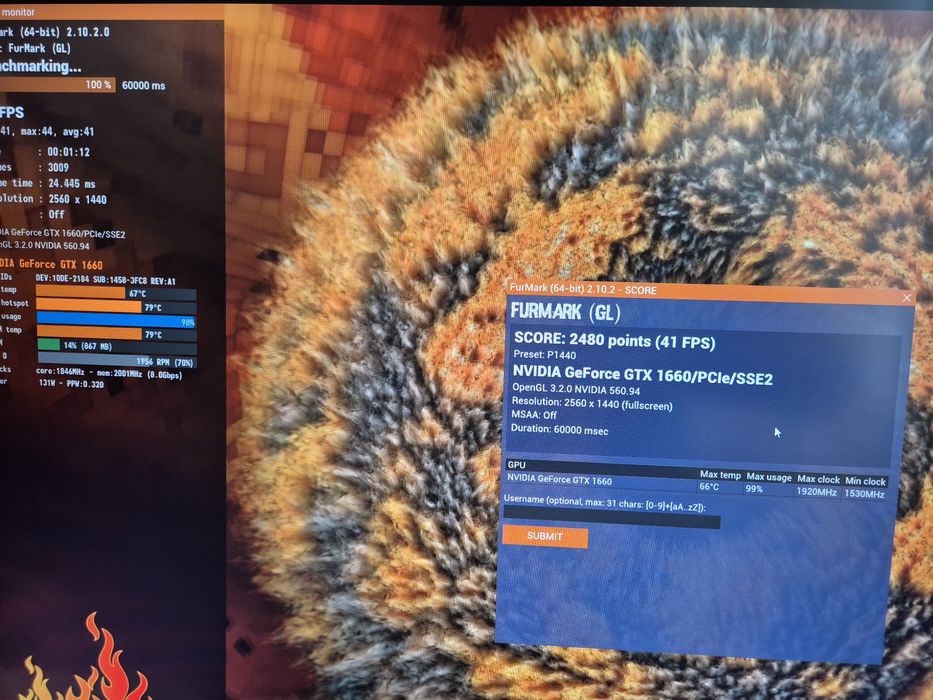 Gigabyte GTX 1660 6GB VRAM GDDR5