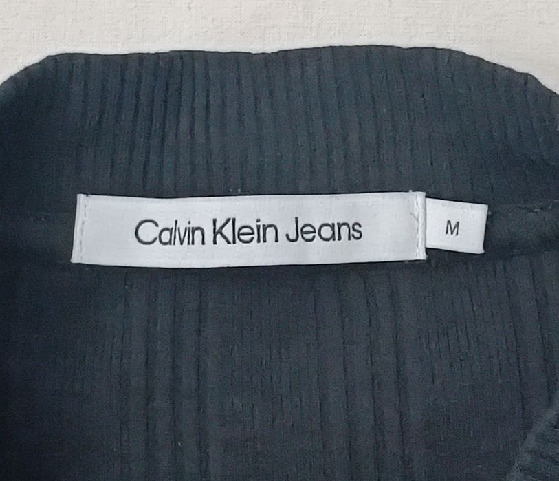Calvin Klein Jeans Shirt оригинална тениска M памучна черна фланелка блуза