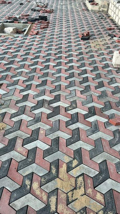 Укладка брусчатки