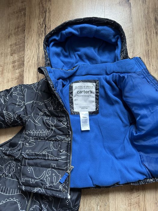 Бебешки зимен комплект(гащеризон и яке) Carter‘s 18м.