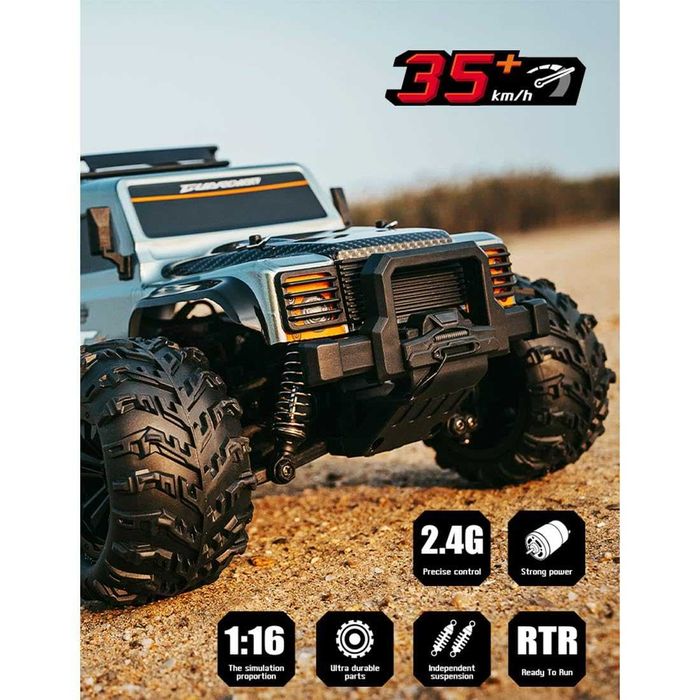 Чисто нов RC камион HSR G2201-A 1/16 2.4G напълно пропорционален ...