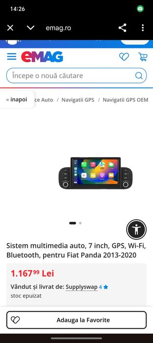 Sistem multimedia Casetofon,Carplay