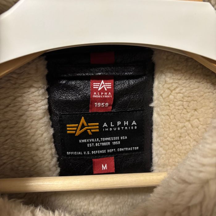 Alpha Industries aviator jacket