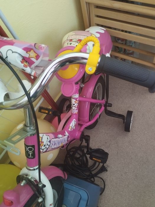 Детски велосипед 16" с метална рамка, подходящ за деца от 4 до 6 годиш