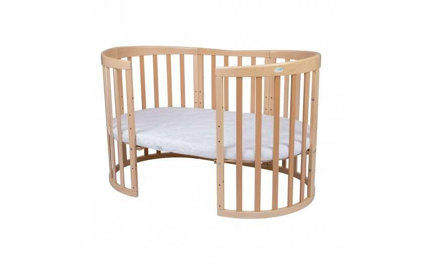 Кошара за Бебе Смарт 7в1 Овал, Детско Легло 0-10 год. - Цвят Натурал