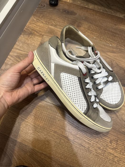 Мужские макасы кожаные