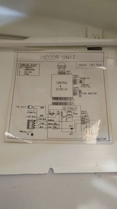 Климатик Samsung – комплект (вътрешно + външно тяло), работещ