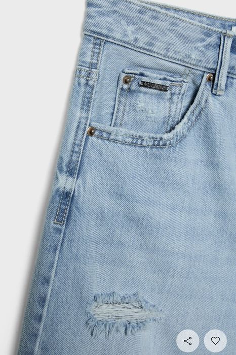 Pantaloni scurti blugi Stradivarius 38