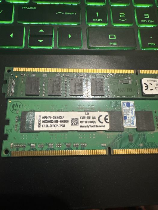Kingston DDR3 8GB 1600MHz PC3-12800 Original