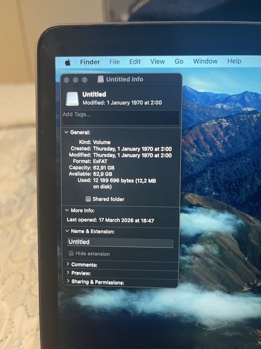 62GB USB +TYPE - C флашка за телефон и компютър (нова)