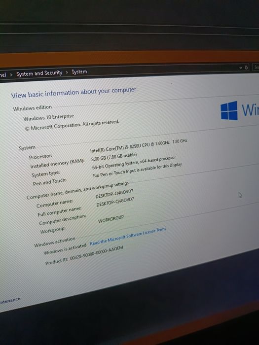Laptop Light Gaming i5 8th gen , AMD Radeon graphics