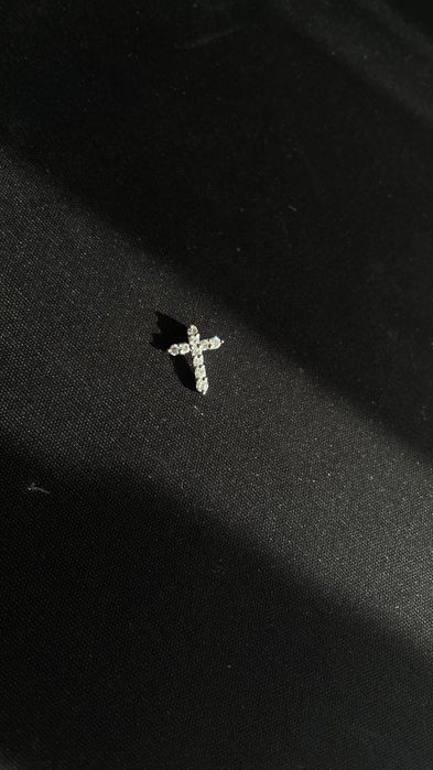 Pandantiv din platina cu diamante naturale de 0,30ct