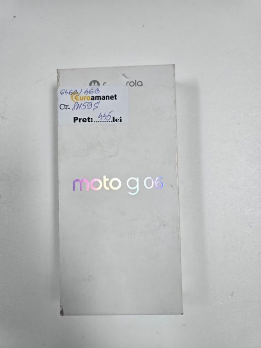 Telefon mobil Motorola Moto g06, 4GB RAM, 64GB, Tapestry -P-