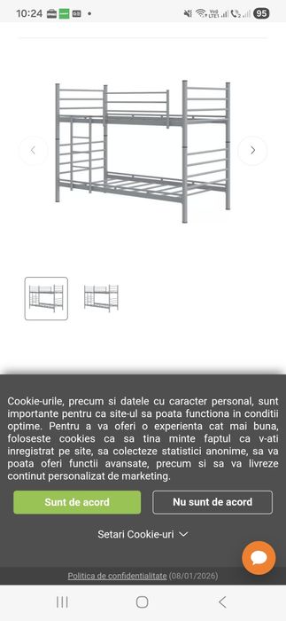Pat  copii supraetajat