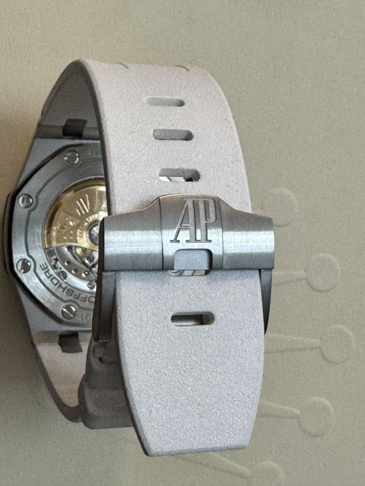 Audemars Piguet Offshore Navi 42mm Blue Acte 2015  Otel Silicon Tag