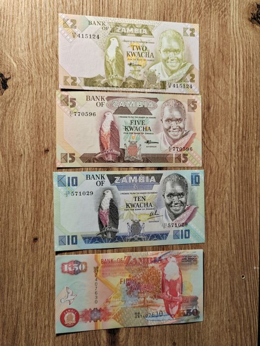 Vând bancnote din Zambia