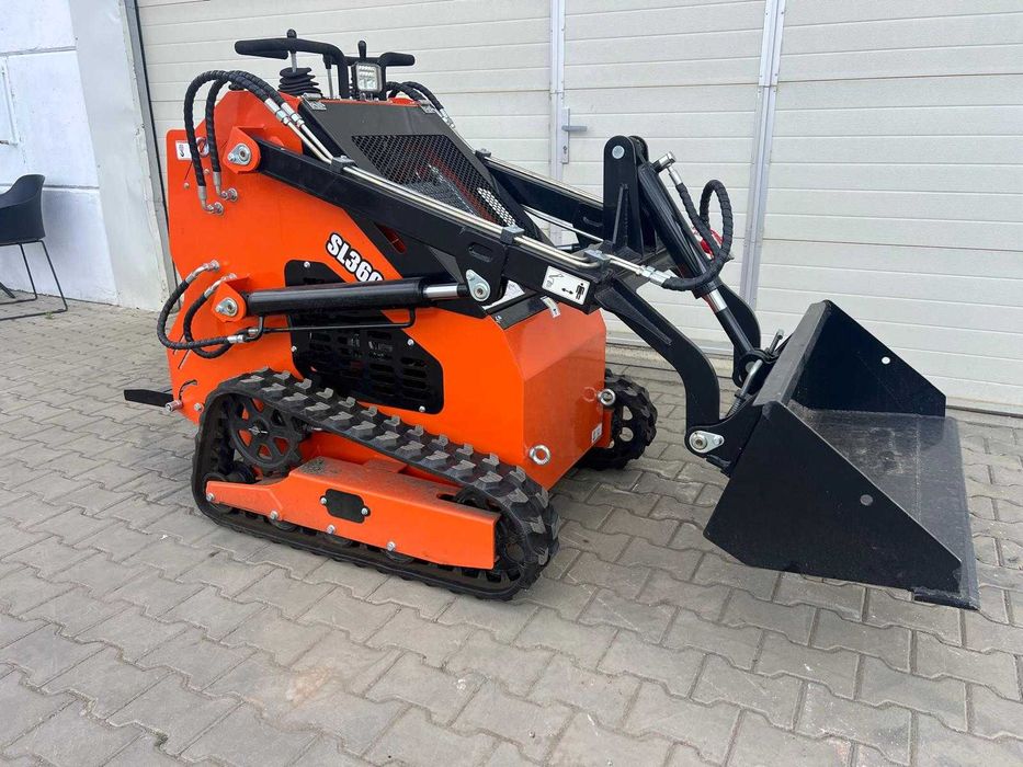 Mini incarcator pe șenile – Nou 2026 – Ridica 350 Kg  + Video