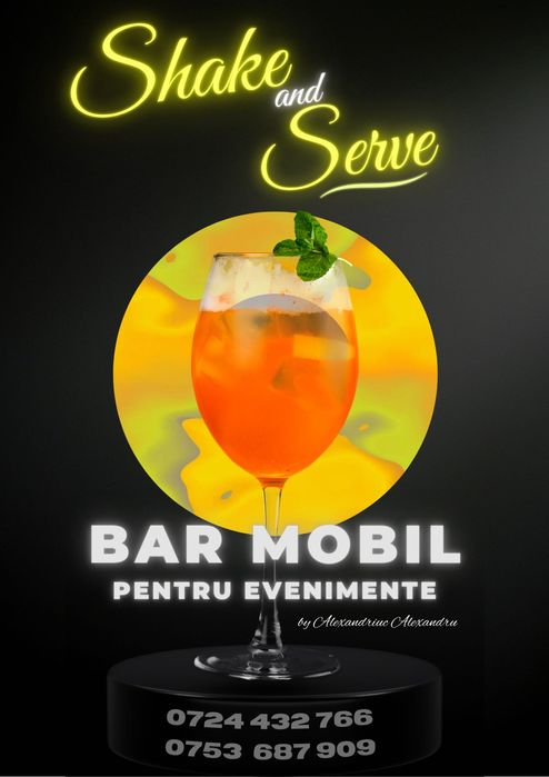 Cocktail Bar Shake and Serve / Bar Nunti Evenimente
