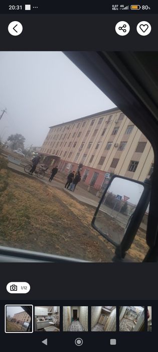 Ижарага 2хонали 4этаж  КБШ  исык совук сув бор  шкаф палас бор ремонт